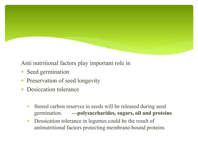 Antinutritional factors in pulses | PPTX | Healthy Cooking and Eating ...