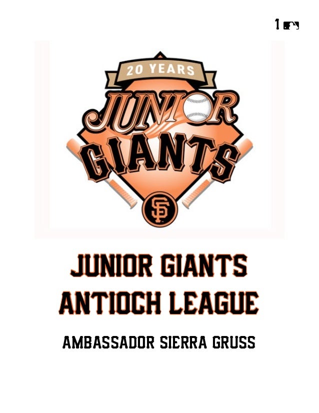 Jr. Giants League Report