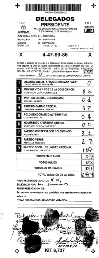 Antioquia san vicente