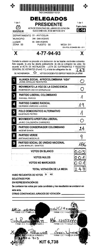 Antioquia san vicente