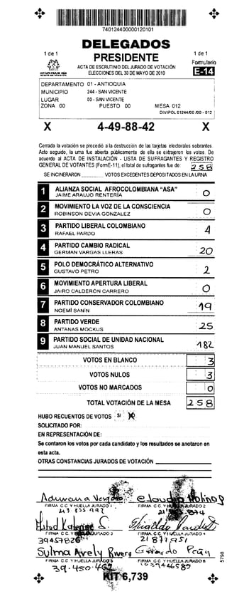 Antioquia san vicente