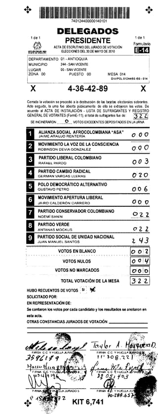 Antioquia san vicente