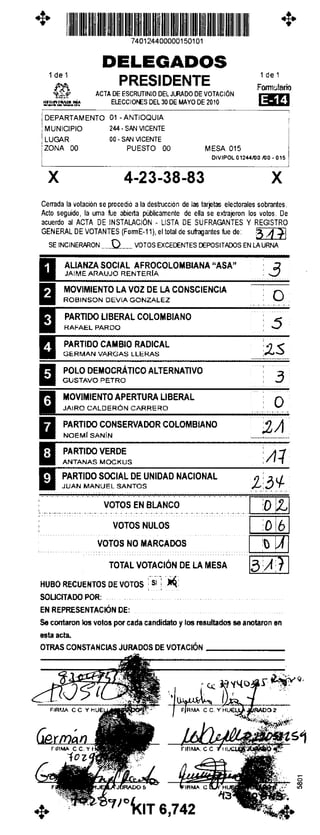 Antioquia san vicente