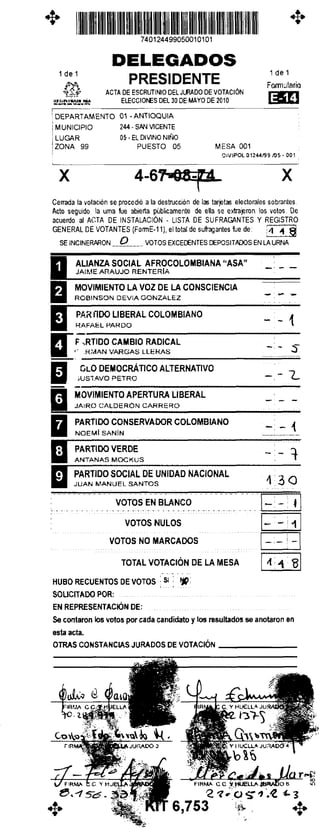 Antioquia san vicente