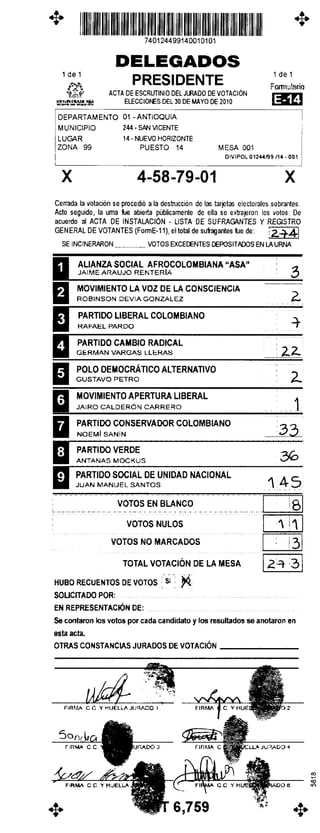 Antioquia san vicente