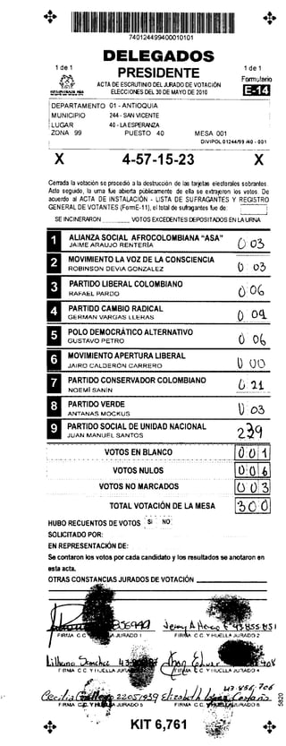 Antioquia san vicente