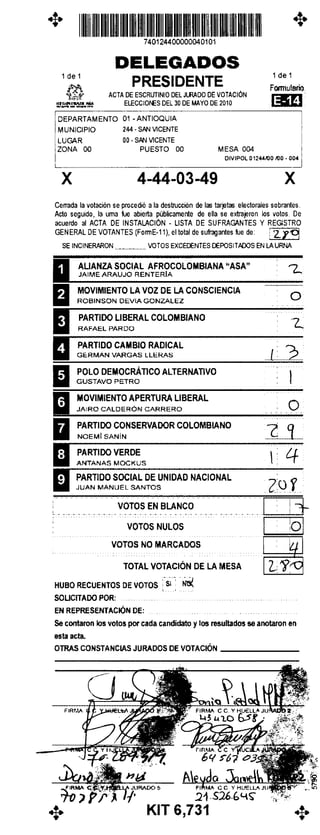 Antioquia san vicente