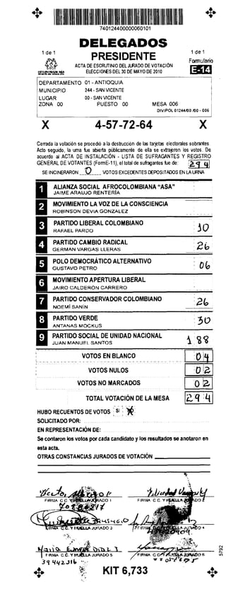 Antioquia san vicente