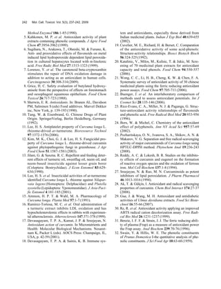 Antioxidant activity of curcuma longa l., novel foodstuff | PDF