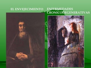 EL ENVEJECIMIENTO ENFERMEDADES  CRONICODEGENERATIVAS 