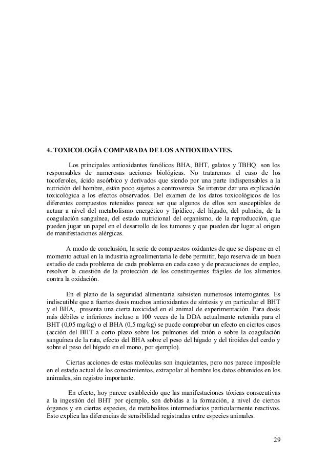 Antioxidantesactualizacion Lista De Aditivos - 