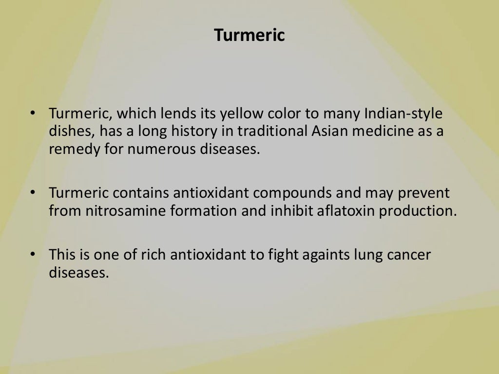 Antioxidant foods to prevent lung cancer