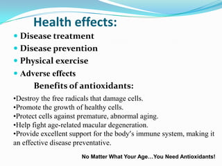 Superoxide dismutase(SOD)Eliminating ROI by reducing (adding an electron to) superoxide to form H2O2. Catalase and the selenium-dependent glutathione peroxidase are responsible for reducing H2O2 to   H2O.The catalase enzymeCatalase and glutathione peroxidase seek out hydrogen peroxide and convert it to water and diatomic oxygen. Glutathione peroxidase enzymeGlutathione peroxidase reduces H2O2 to H2O by oxidizing glutathione (GSH)
