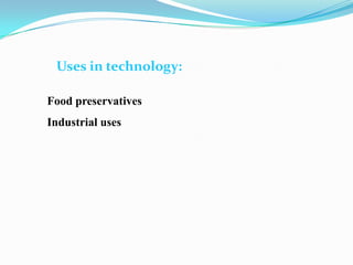 Health effects:Disease treatmentDisease preventionPhysical exerciseAdverse effectsBenefits of antioxidants:Destroy the free radicals that damage cells.