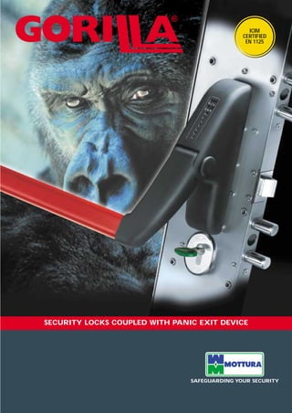 ICIM
                                               CERTIFIED
                                                EN 1125




SECURITY LOCKS COUPLED WITH PANIC EXIT DEVICE




                                SAFEGUARDING YOUR SECURITY
 