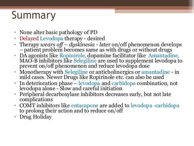 Symmetrel Drug Summary