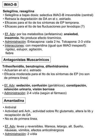 Antiparkinsonianos