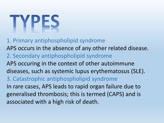 Antiphospholipid | PPTX