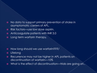 Antiphospholipid antibody syndrome | PPTX
