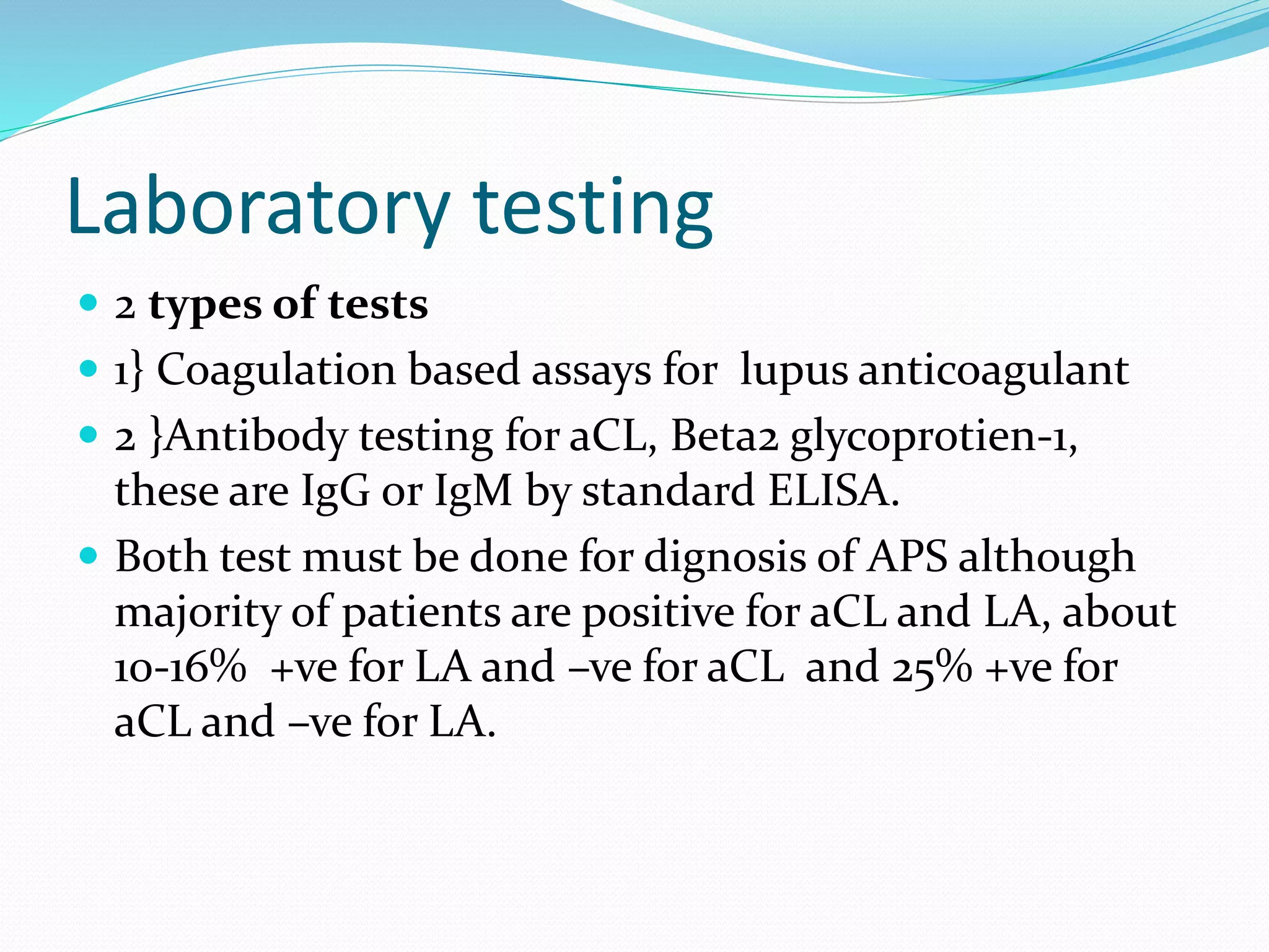 Antiphospholipid antibody syndrome | PPTX
