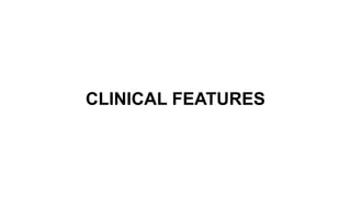 CLINICAL FEATURES
 