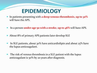 Antiphospholipid syndrome.pptx new | PPTX