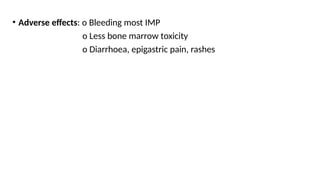 ANTIPLATELET AGENTS.pptx platelet drugs moa | PPTX