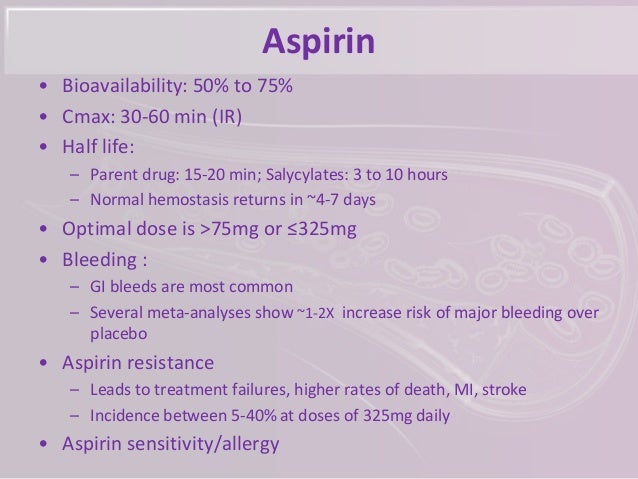 Antiplatelet Therapy What’s New, Older Agents and How