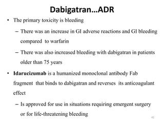 Antiplatelets thrombolytics and drugs for bleeding 2023.pptx