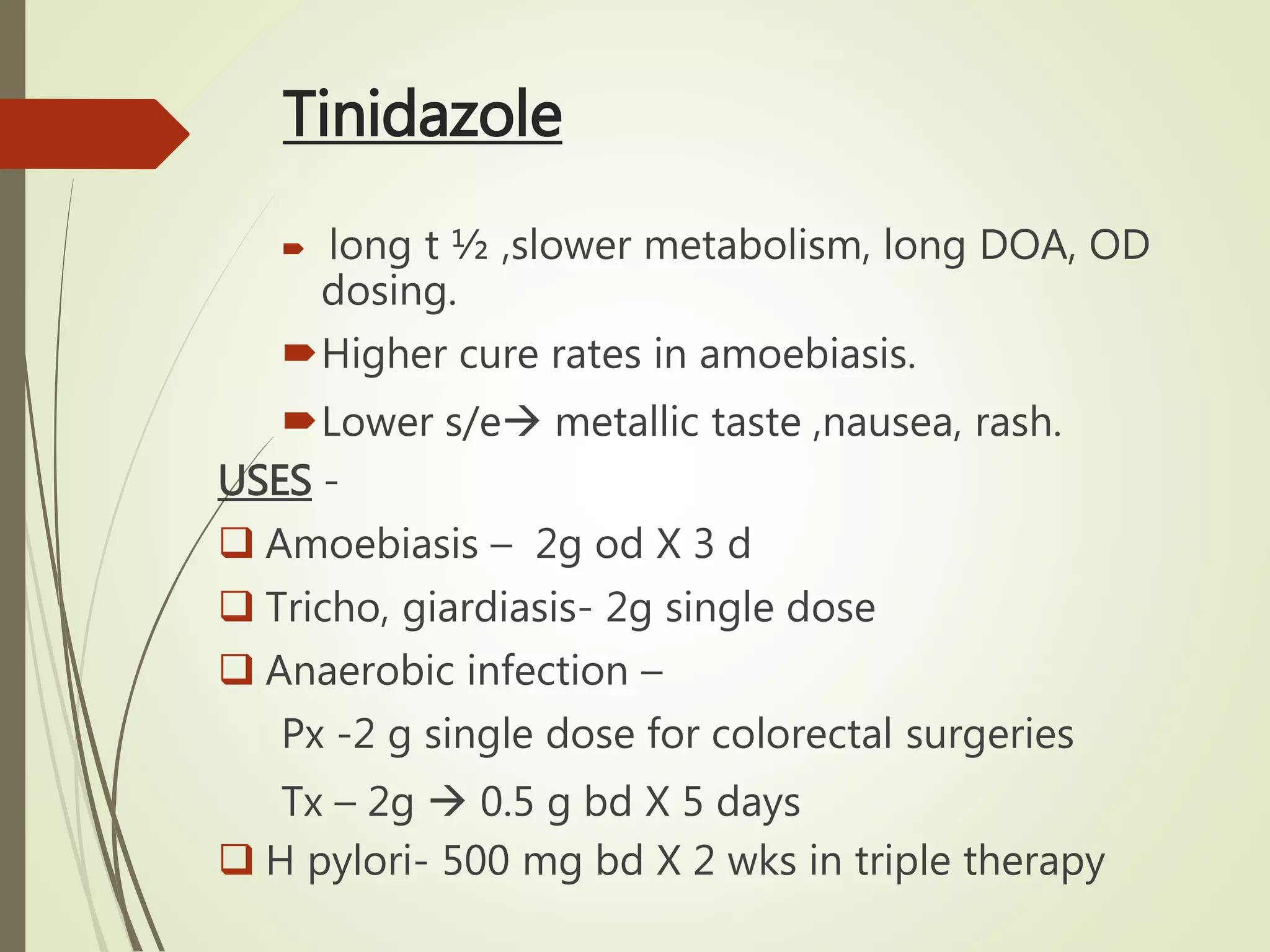 How Long Does Tinidazole Take To Work