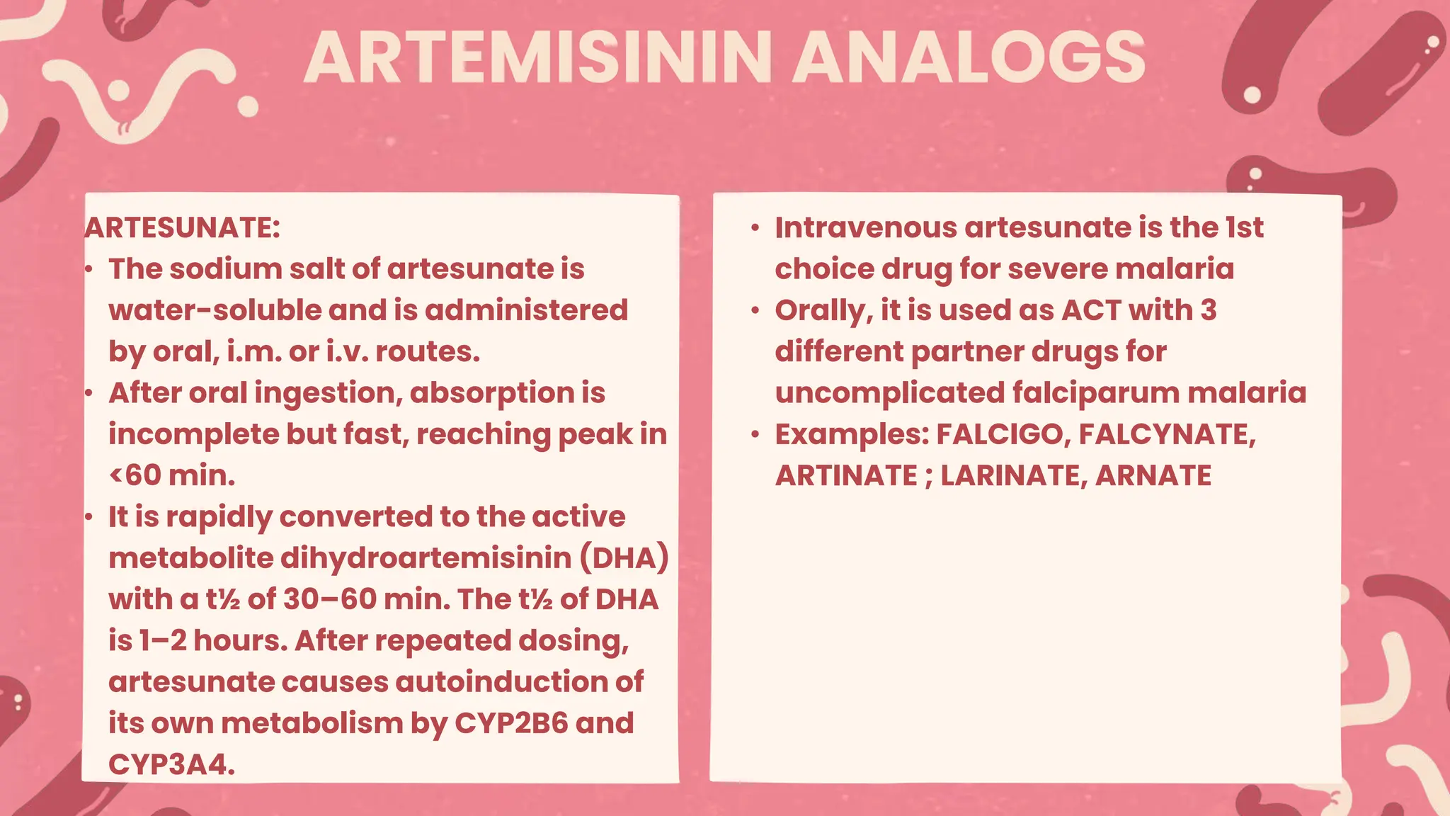 ANTIPROTOZOANS AND DRUGS USED IN TREATMENT OF MALARIA.pptx
