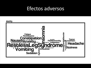 Efectos adversos
 