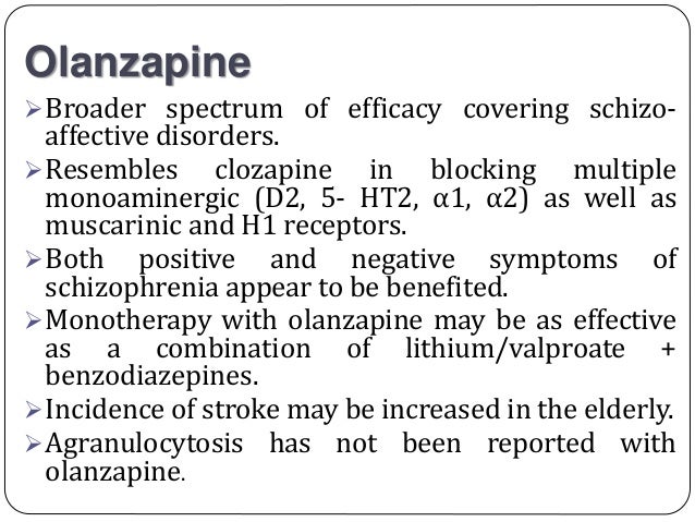 Olanzapine Dosage For Elderly