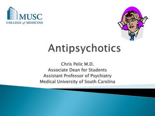 Chris Pelic M.D.
Associate Dean for Students
Assistant Professor of Psychiatry
Medical University of South Carolina
 