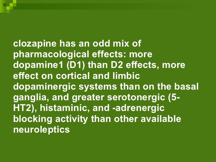 Clozapine Drug Levels