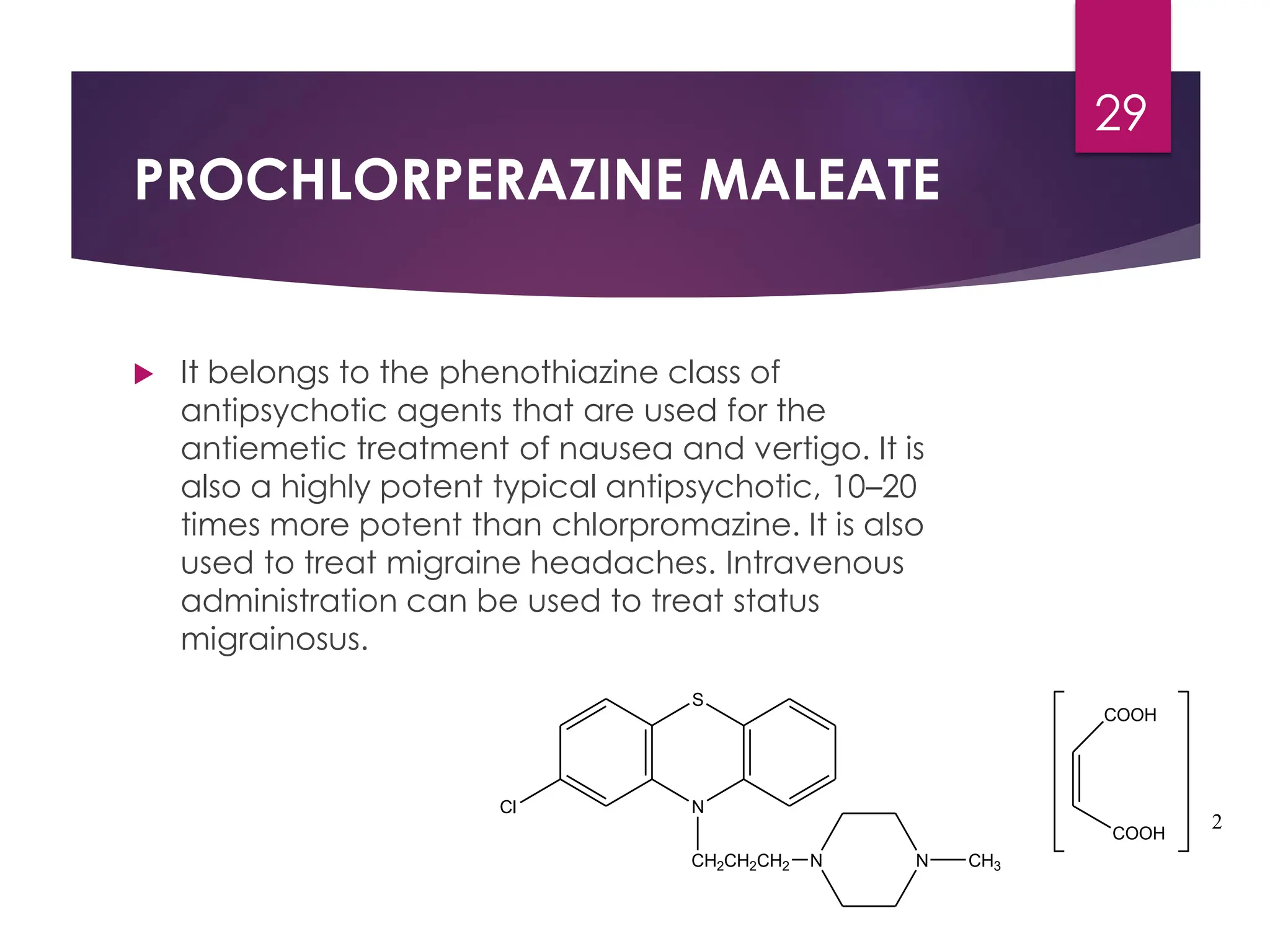 Compazine Drug Classification antipychotic New final.pdf : classification, sar and mode of action of ...
