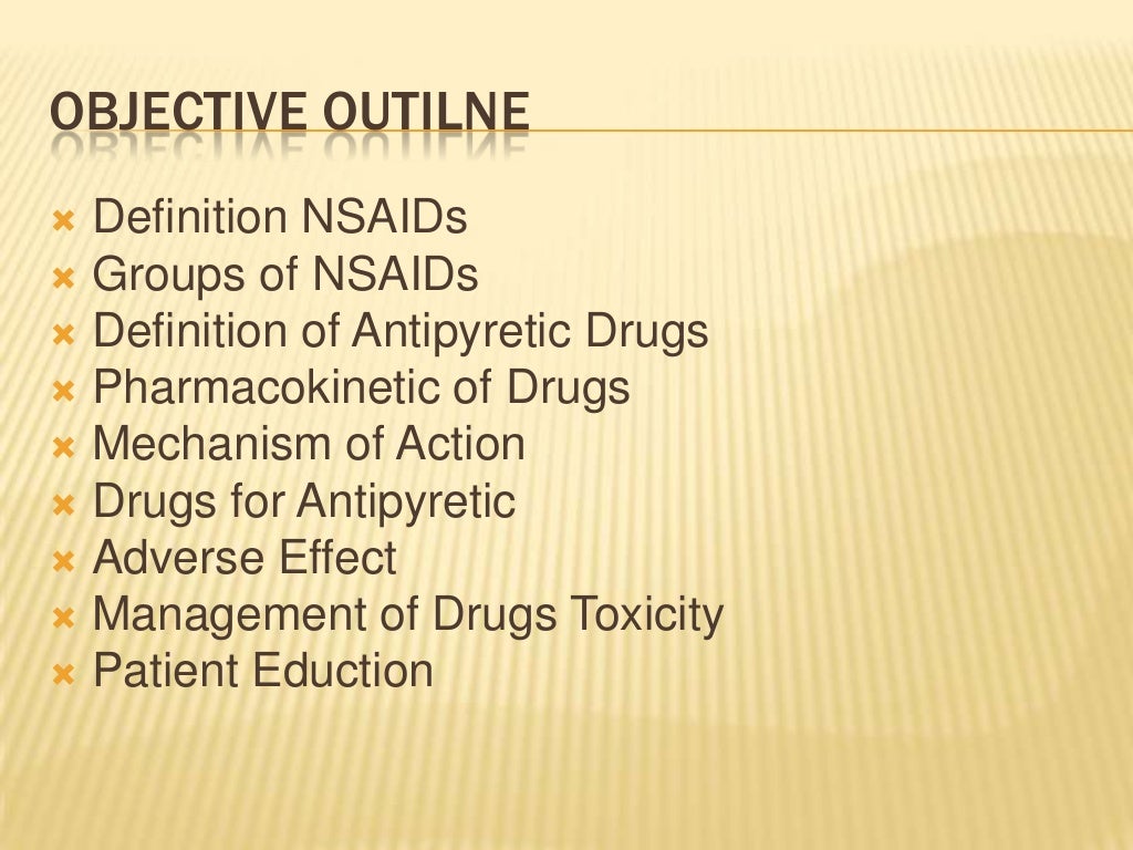 Antipyretic drugs