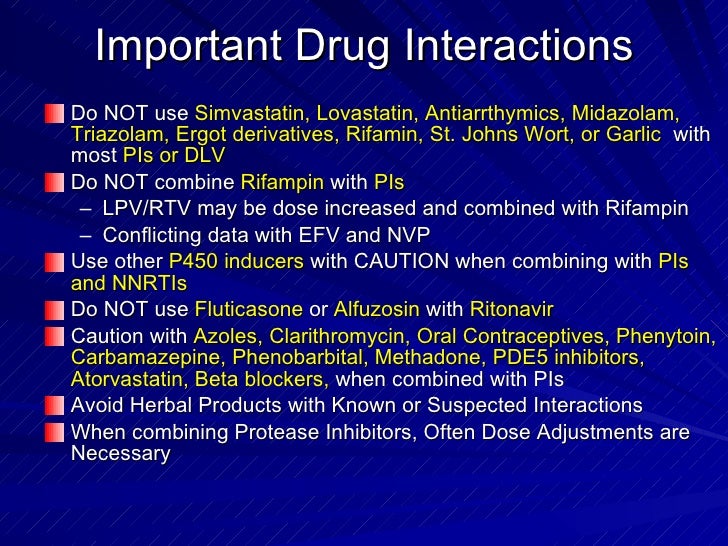 Nevirapine Drug Interactions