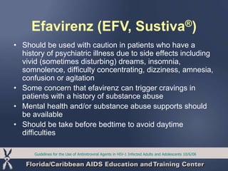 Antiretroviral therapy _drugs,_mechanism_of_action,_adverse_effects ...