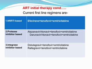 Antiretroviral therapy | PPTX