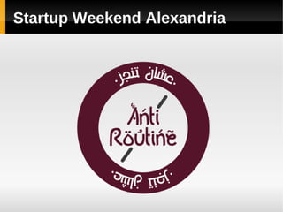 Startup Weekend Alexandria
 