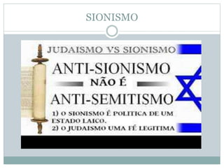 SIONISMO
 