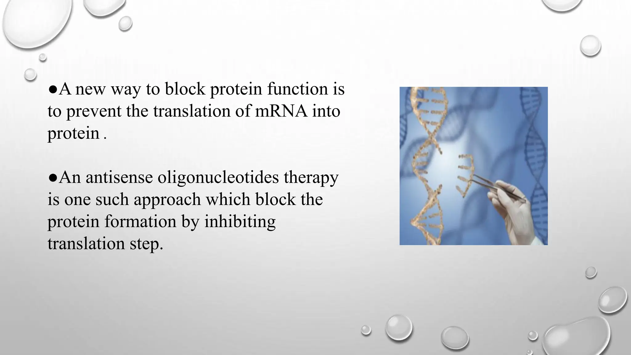 Antisense oligonucleotide.pptx | Chemistry | Science
