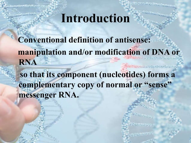 Antisense technology | PPTX