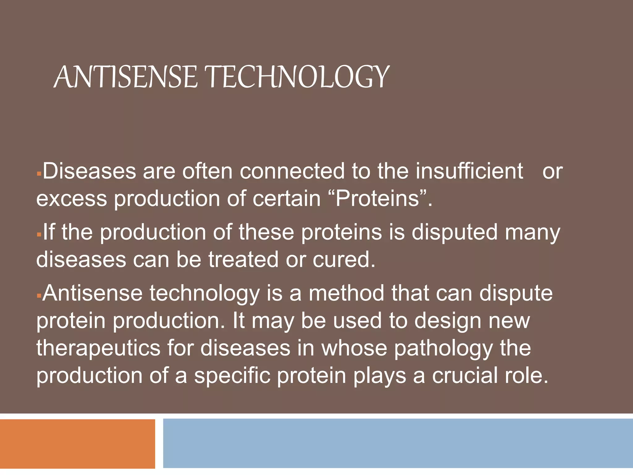 Antisense technology | PPTX