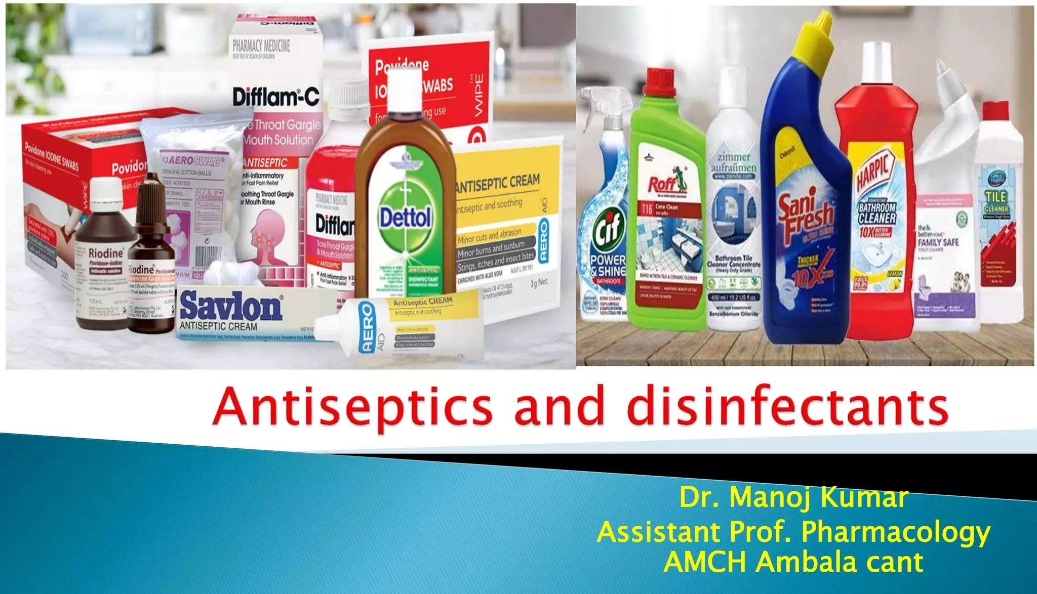 antiseptic and disinftive PPT