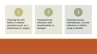 Brief and easy information about antiseptics | PDF