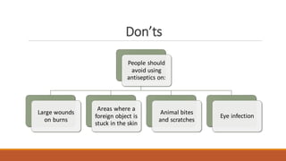 Brief and easy information about antiseptics | PDF