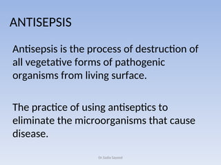 ANTISEPTICS.ppt......................... | PPT