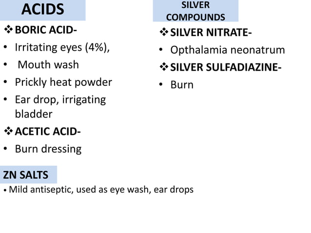 Antiseptics and disinfectant | PPTX